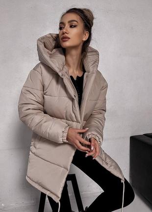 Куртка силикон 250 бежевый4 фото