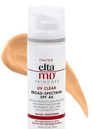 Ультралегкий солнцезащитный флюид для проблемной кожи elta md uv clear3 фото