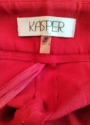 Женские классические красные брюки kasper,размер s