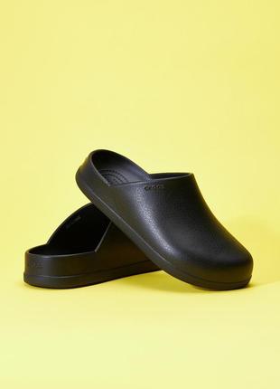 Crocs dylan clogs in black, unisex !2 фото