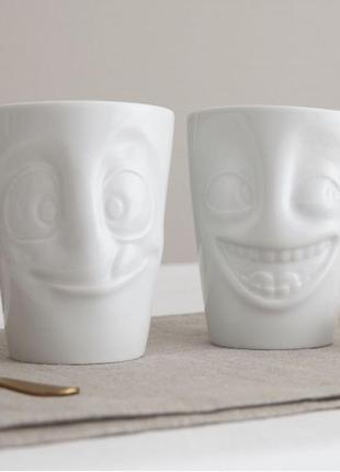 Набір з двох чашок tassen "сміх та смакота" (350 мл), порцеляна2 фото