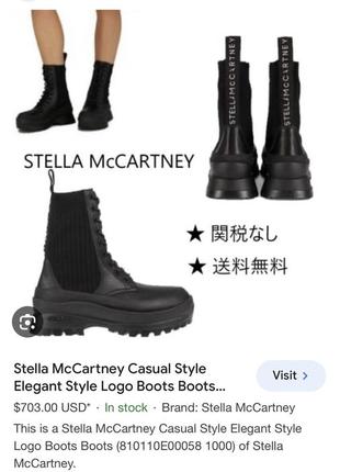 Кожаные ботинки stella mccartney9 фото