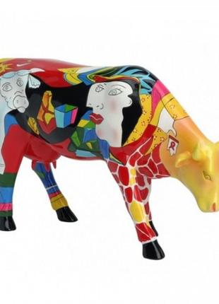 Колекційна статуетка корова hommage picowso&apos;s, size l1 фото