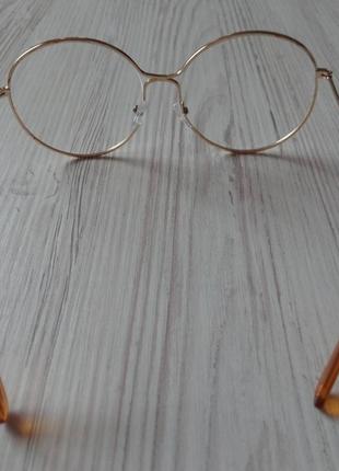 4-68 окуляри для іміджу з прозорою лінзою очки для имиджа с пр...4 фото