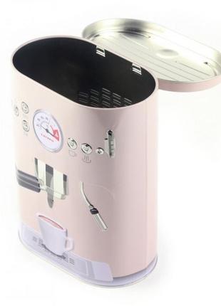 Коробка для кави "кава-машина", рожева3 фото