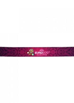 Браслет текстильний "euro 2012", фіолетовий, середній