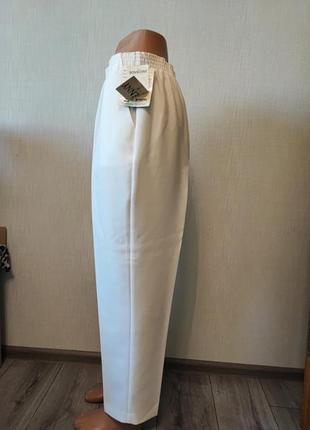 Женские белые брюки размер м/новые3 фото