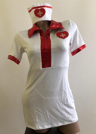 3-94 пеньюар комплект медсестра костюм для ролевых игр3 фото