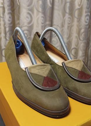 Высококачественные стильные брендовые кожаные австрийские туфли gabor1 фото