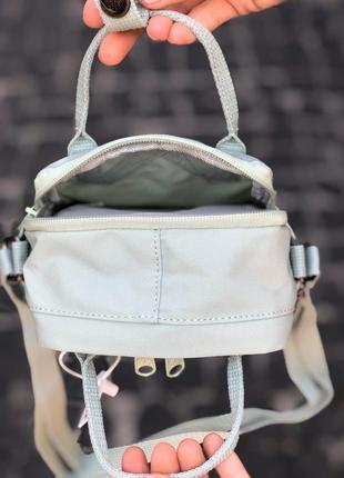 Рюкзак женский fjallraven kanken светло-зеленый (фьялравен, городской, спортивный ранец)5 фото