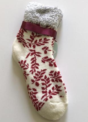 1-99 теплі шкарпетки новорічні теплые носки новогодние3 фото