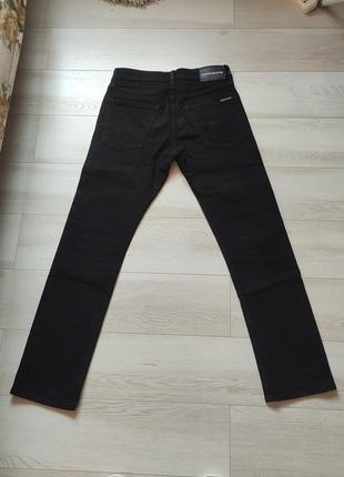 Calvin klein 29/30 джинсы черные мужские брюки карго4 фото