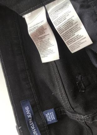 Calvin klein 29/30 джинсы черные мужские брюки карго5 фото
