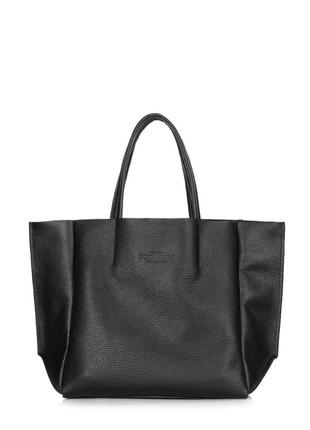 Женская кожаная сумка poolparty soho mini черная