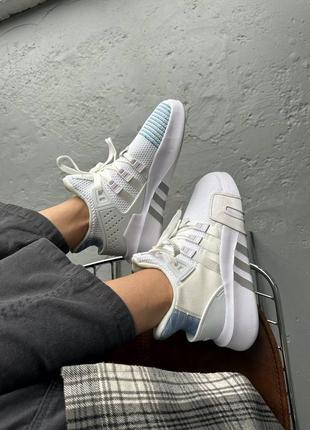 Кроссовки adidas eqt white/blue 🔥6 фото