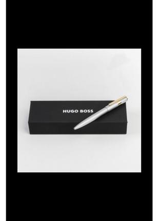 Кулькова ручка hugo boss gear pinstripe silver/gold4 фото