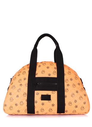 Стеганая сумка poolparty alaska оранжевая1 фото