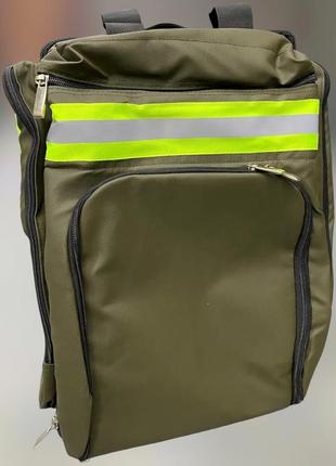 Рюкзак для медика 45 л., олива, рюкзак для військових медиків, армійський рюкзак для медиків