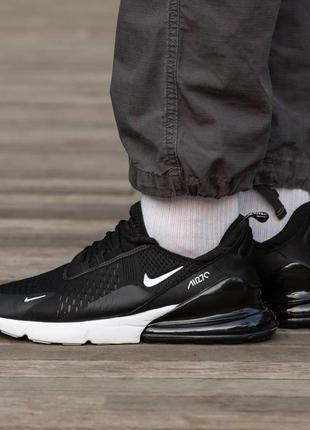 Чоловічі кросівки nike air max 270 black white 40-41-42-43-44-45