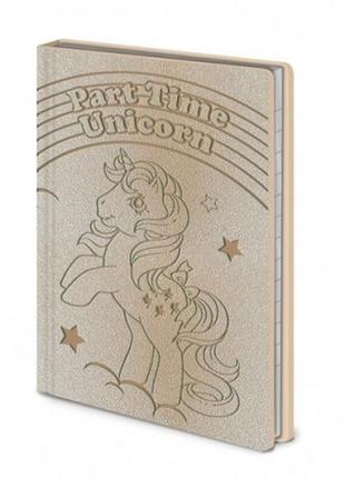 Блокнот "my little pony retro (part time unicorn) a6 premium"