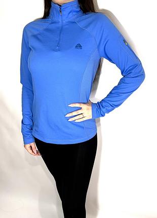 Бігова кофта/рашгард /олімпійка жіноча синя / nike acg