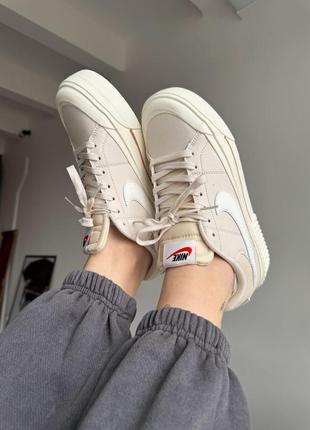 Кроссовки nike court legacy beige6 фото