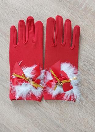 7-37 новорічні рукавички новогодние перчатки6 фото