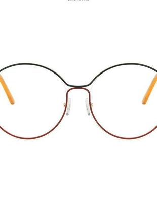4-68 окуляри для іміджу з прозорою лінзою окуляри для іміджу з...2 фото