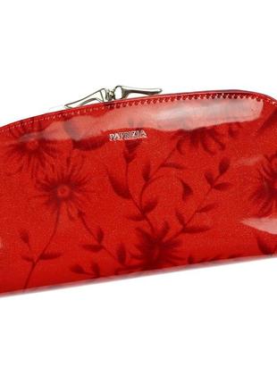Жіночий шкіряний гаманець patrizia piu fl-123 rfid червоний -