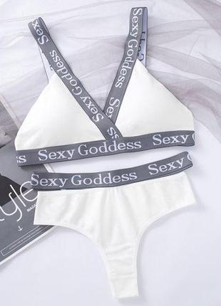 Комплект спортивної білизни "sexy goddess" — спортивна білизна6 фото