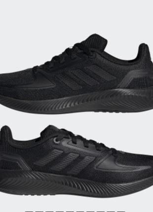 Черные кроссовки adidas р.29,оригинал текстильные,беговые,для спорта2 фото