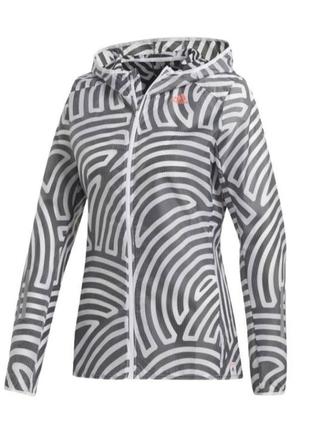 Adidas бігова вітровка, легка олімпійка на високий зріст, подовжена легка куртка1 фото