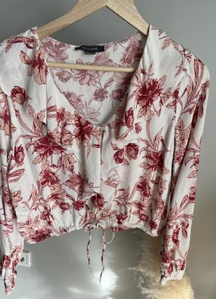 Стильная блуза в цветочный принт primark3 фото