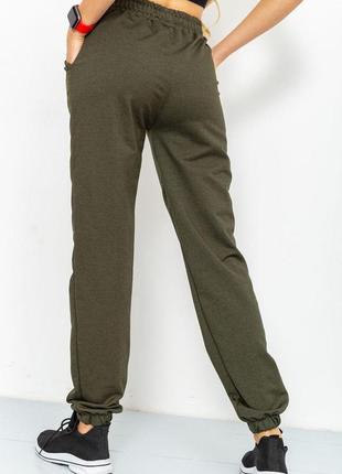 Спорт штани жіночі, колір хакі, 206r0014 фото