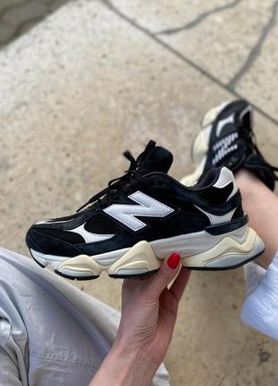 Кроссовки new balance 9060 black white