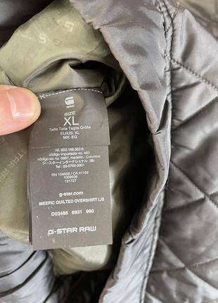 Куртка g star raw meefic quilted overshirt4 фото