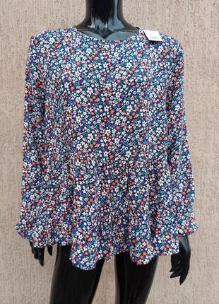 Нова віскозна блуза у квітковий принт george1 фото