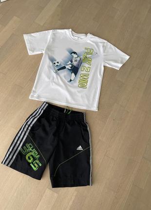 Adidas шорты + футболка в подарок1 фото