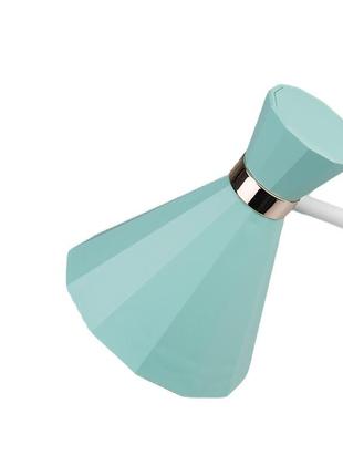Лампа настольная аккумуляторная с usb 3.2 вт ночник настольный с сенсорным управлением dm-5062 голубой ku-222 фото