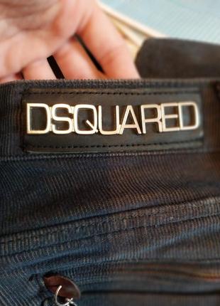 Вельветовые укороченные джинсы бойфренды dsquared размер 467 фото