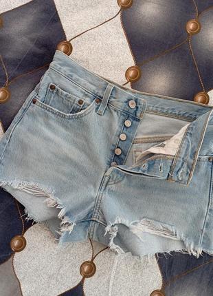 Фірмові джинсові шорти levi's 501 wl