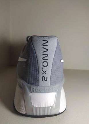 Кроссовки для кроссфита reebok nano x2 grey, новые7 фото