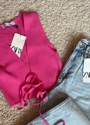Рожевий топ zara