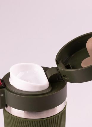 Термос металлический с поилкой 400 мл изолированный из нержавеющей стали до 12 часов...