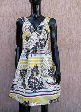 Знижка дня нове блискуче плаття сарафана тропічний принт h&m1 фото
