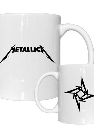 Чашка кружка металлика. metallica. рок
