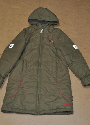 Jack wolfskin парка куртка зима на девочку рост 140