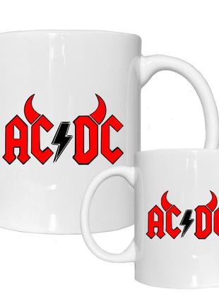 Чашка кружка acdc. рок