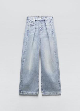 Широкие свободные джинсы от zara woman 32, 34, 36, 38, 40р, оригинал5 фото