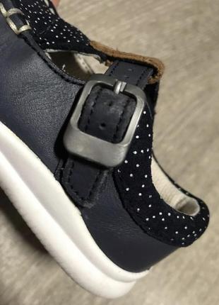 Clarks мокасины кожаные туфли на девочку